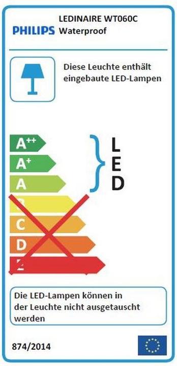 Energy Label Philips Ledinaire (3400 lm)