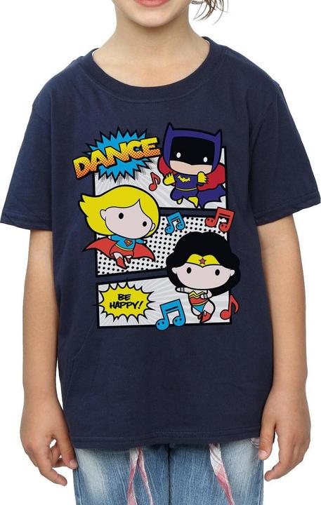 Immagine prodotto Chibi Super Friends Dance Maglietta Ragazze (128)