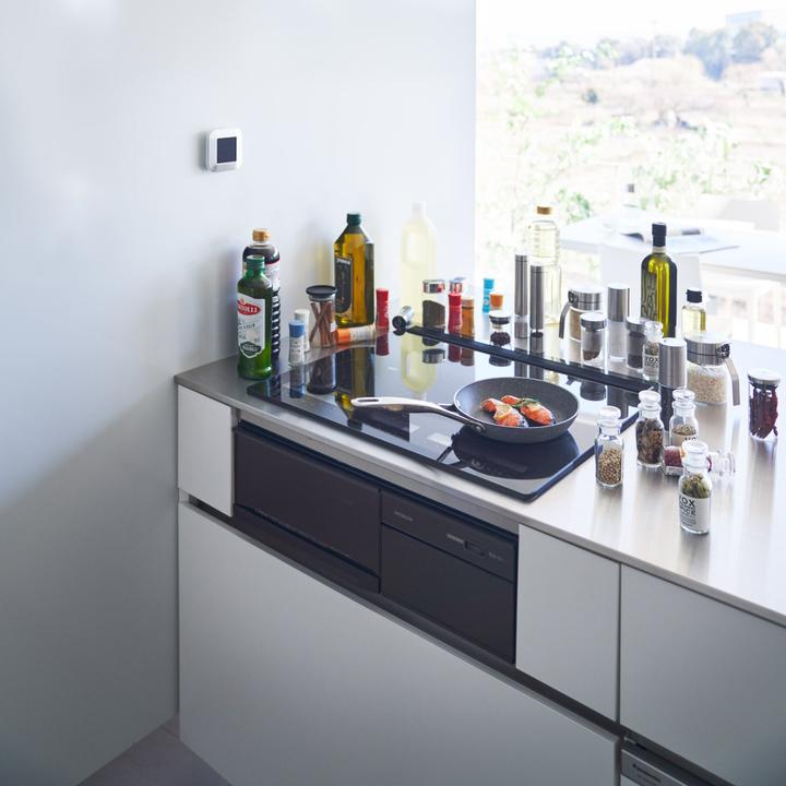 Actual product image Yamazaki 2-tier spice rack with drawers TOWER