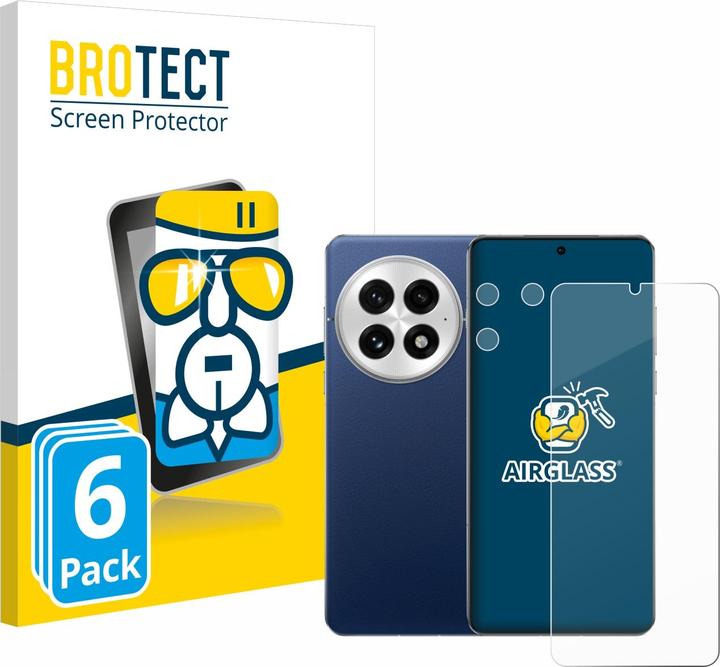 Produktbild BROTECT Schutzglas Schutzfolie Displayschutz Display Schutz Glas Folie klar (6 Stück, OnePlus 13)