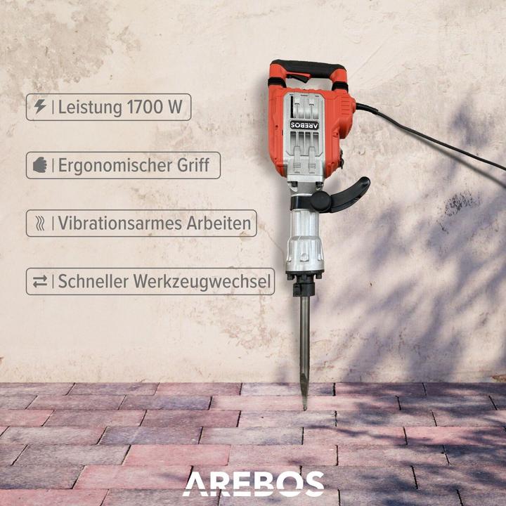 Actual product image Arebos Demolition hammer (Electrical connection)