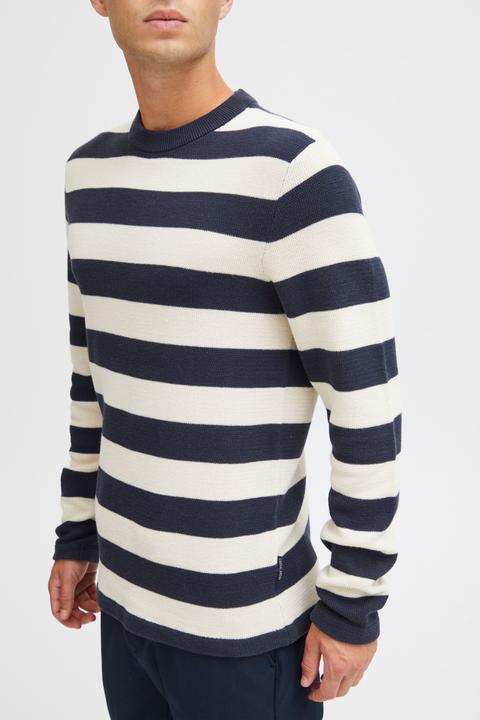 Actual product image Casual Friday CFKarl striped crew neck knit 20505003 (3XL)