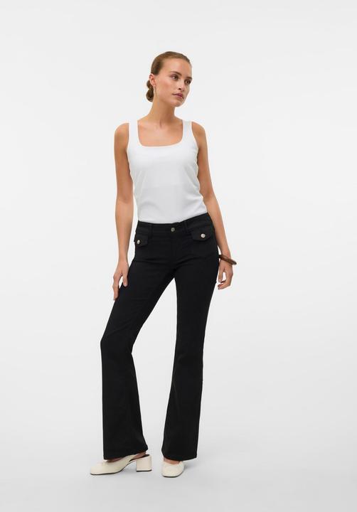 Actual product image Vero Moda VMJEAN Niedrige Taille Ausgestellt Jeans Ausgestellt (30)