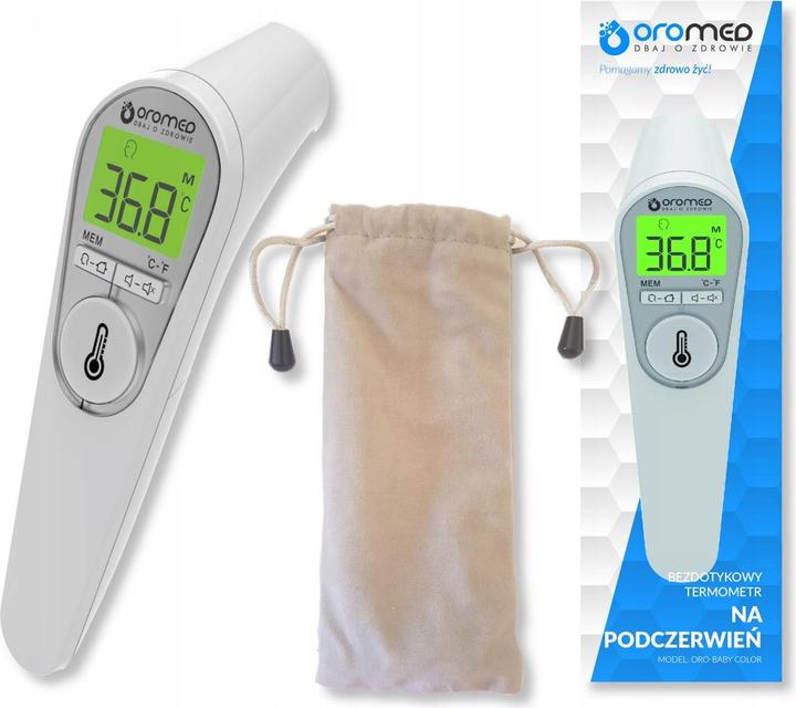Image du produit ORO HI-TECH MEDICAL ORO-BABY COLOR digital kropstermometer Termometer med fjernregistrering (Sans contact)