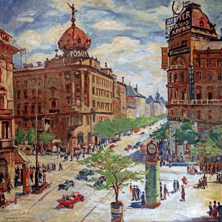 Immagine prodotto Grafika Puzzle 1000 pezzi Albert Gleizes - Veduta di Budapest, 1904 (1000 pezzi)