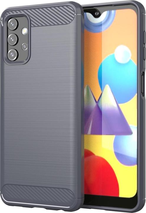 Actual product image Cadorabo TPU Ultra Slim carbon stainless steel Combi Cover (Samsung Galaxy A32 5G)