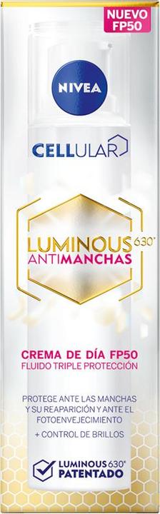Produktbild NIVEA Luminous 630o Antimanchas Crema Día SPF50 (40 ml) (Reinigungstücher, 40 ml)