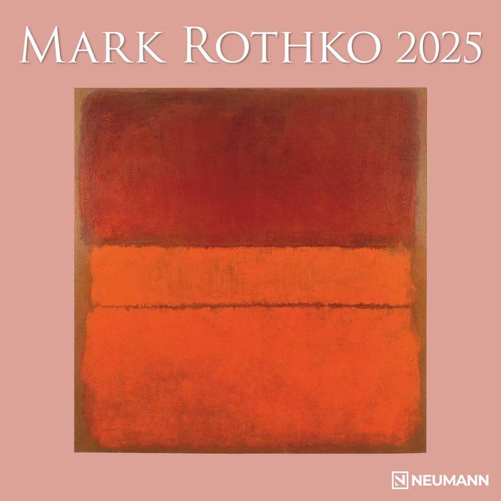Actual product image Neumann N NEUMANNVERLAGE - Mark Rothko 2025 brochure calendar, 30x30cm, wall calendar with illustrations of (30 x 30 cm, Hardcover, German)