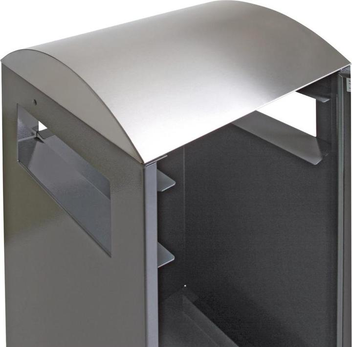 Image du produit Collecteur de déchets pour l'extérieur, capacité 90 l, anthracite. (90 l)