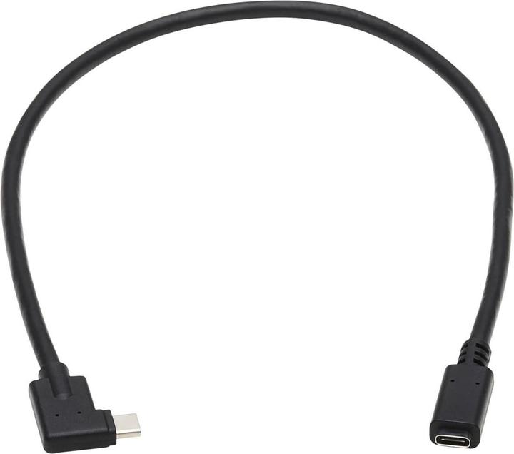 Produktbild Eaton TRIPPLITE USB-C Extension Cable M/F - USB 3.2 Gen 2 10Gbps Thunderbolt 3 Compatible Right-Angl (0.50 m, USB 3.2 Gen 2)