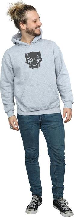 Produktbild Black Panther Schwarz auf Schwarz Hoodie (XL)