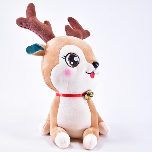 Image du produit Kögler Peluche de Noël, Cerf avec clochette, 35x24x27cm (35 cm)