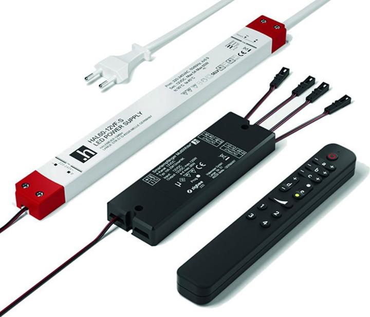 Halemeier 4-channel wireless switch/dimmer S-Mitter MultiWhite² Smart Set