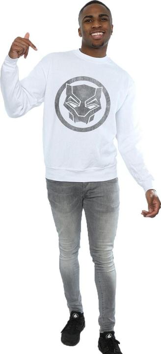 Produktbild Black Panther Distressed Icon Baumwolle Sweatshirt (L)