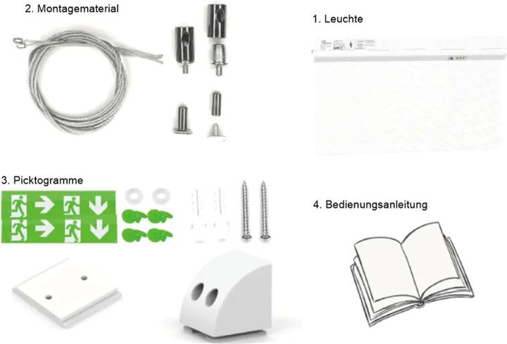 Produktbild Enovalite LED-Fluchtwegleuchte