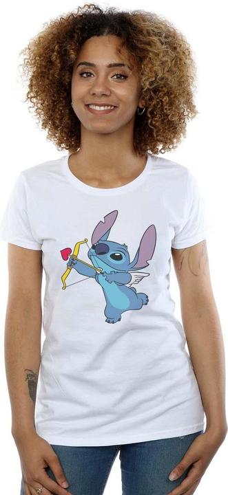 Immagine prodotto Disney Lilo And Stitch Stitch Cupid Valentines Maglietta Donna (XXL)