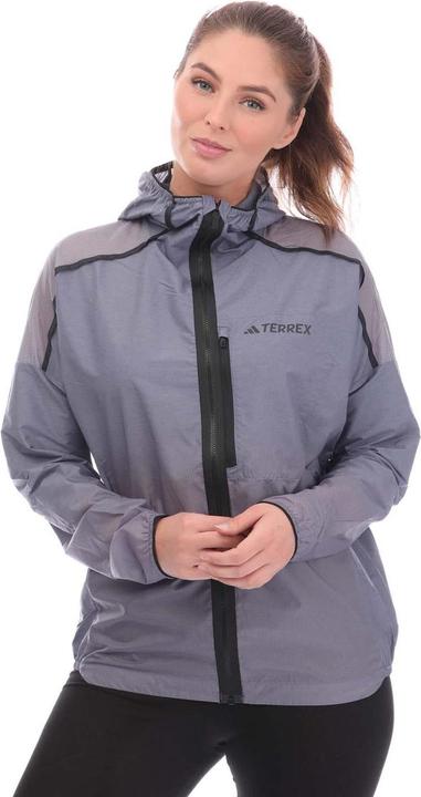 Actual product image adidas Womens/Ladies Terrex Agravic Trail Running Windbreaker (40 D)