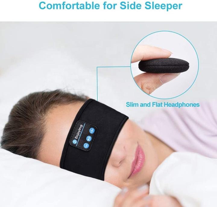 Actual product image PhoneLook Bluetooth sleep mask headband with integrated music speakers