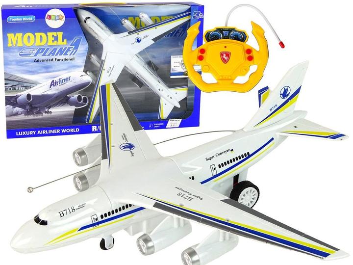 Immagine prodotto Lean Toys R/C weisses Passagierflugzeug