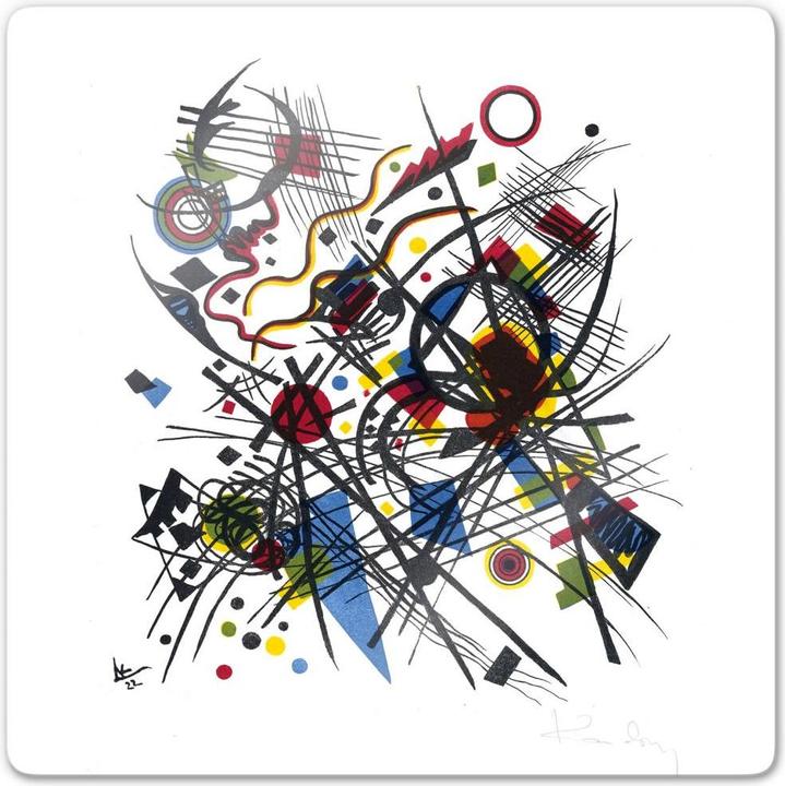 Actual product image Trenddeko Kandinsky - Lithograph for the Bauhaus portfolio (20 x 20 cm)