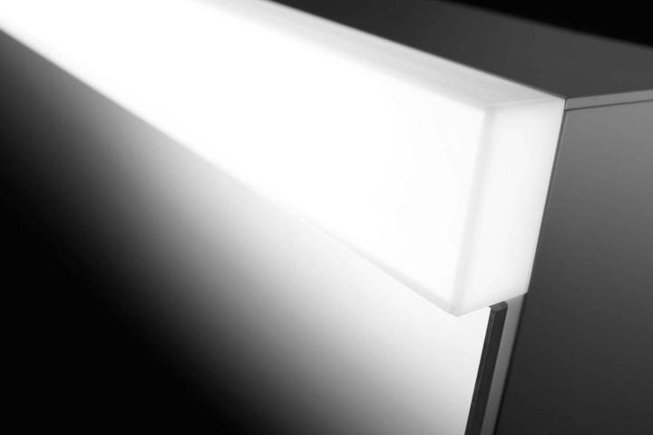 Produktbild Schneider LOWLINE Basic LED Lichtspiegelschrank, 2 Doppelspiegeltüren, 80x74,8x13,5cm, 171.280.