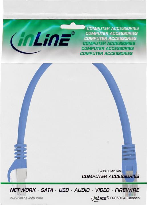 Image du produit InLine Câble de raccordement (SF/UTP, CAT5e, 0.30 m)