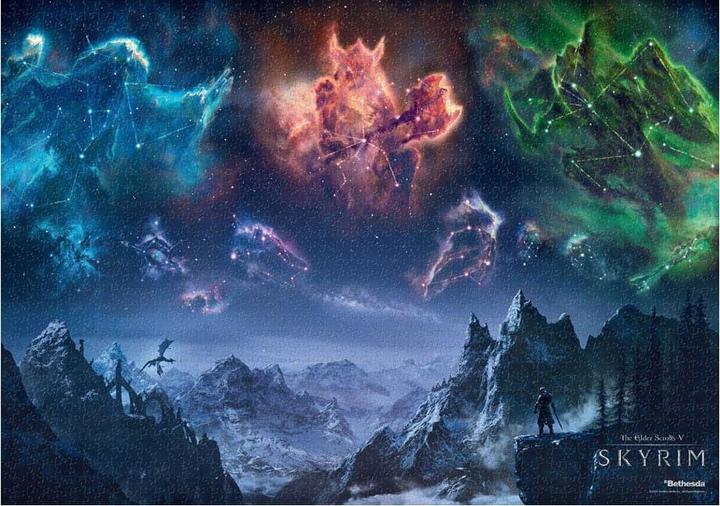 Produktbild Good Loot The Elder Scrolls V Skyrim Mass Puzzle (1000 Teile)