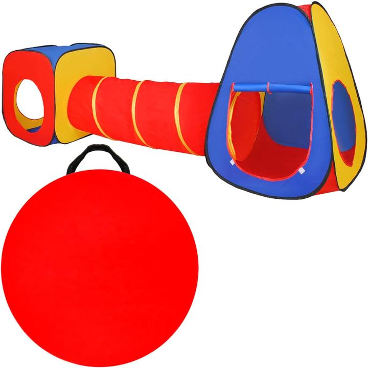 Produktbild Kruzzel 3-teiliges Pop-Up Kinderspielzelt mit Tunnel