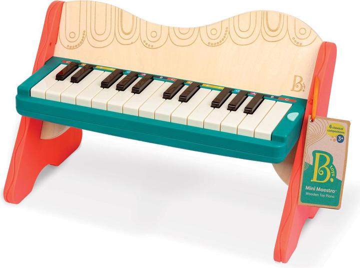 Immagine prodotto B.toys B. Mini Maestro - Mini pianoforte per bambini con 25 tasti e libretto musicale incluso (Inglese)