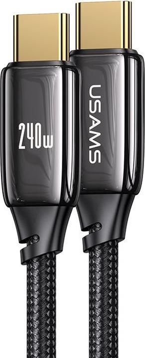 Immagine prodotto Usams Cavo di ricarica da Tipo-C a Tipo-C - Nero (2 m, USB 3.1)