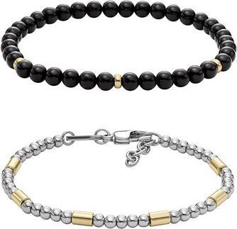 Produktbild Fossil - Stylish set of men's beaded bracelets JGFTSET1105
