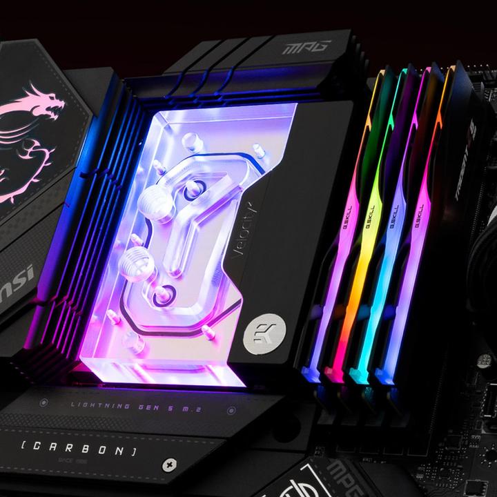 Actual product image EKWB EK Quantum Velocity²D-RGB AM5 Ni+Pl 3831109857694