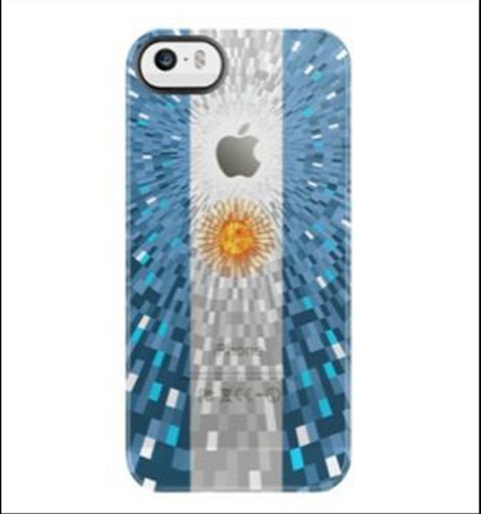 Actual product image Uncommon Deflector Case for iPhone 5/5S/SE Argentina Tile Flag (Apple iPhone 5s, Apple iPhone 5)