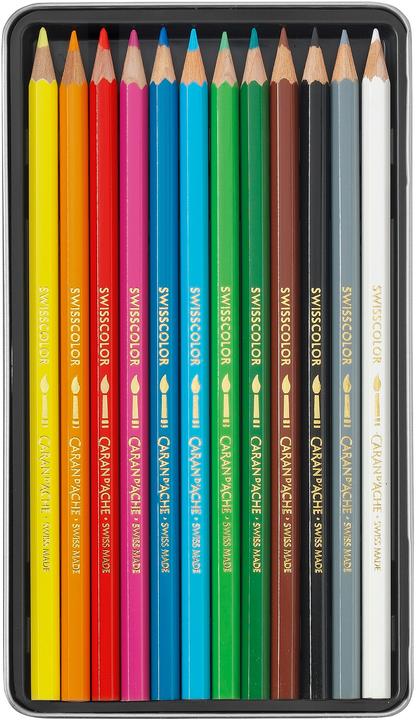 Produktbild Caran d'Ache Farbstifte (Mehrfarbig, 12 x)