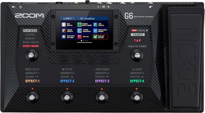 Image du produit Zoom G6 UK (NEW) Processeur d'effets multiples (Modélisateur d'ampli)