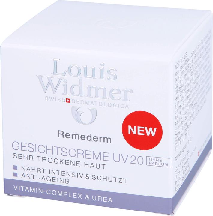 Immagine prodotto Louis Widmer Remederm Face Cream UV senza profumo (50 ml)