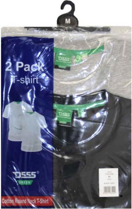 Immagine prodotto DUKE T-shirt Fenton D555 Kingsize a collo tondo 2-pack (4XL)