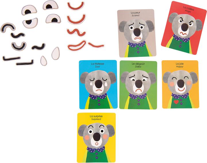 Actual product image Moulin Roty Les Popipop, Magnet Play Emotions (French, English)
