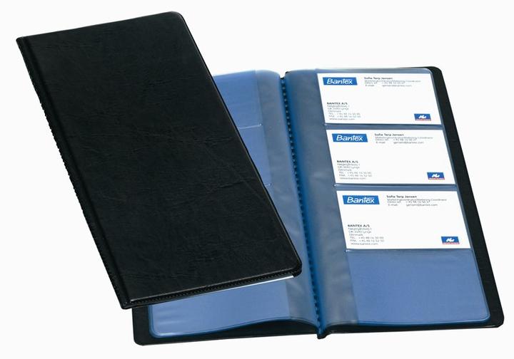 Image du produit Bantex 100206512, Noir, Bleu, PVC, 96 cartes, 255 mm, 120 mm
