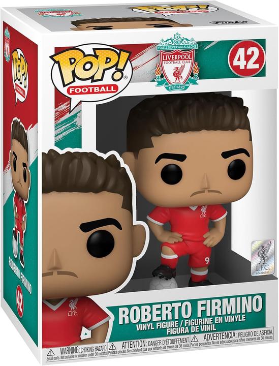 Actual product image Funko Pop! Football - Liverpool : Roberto Firmino (42)