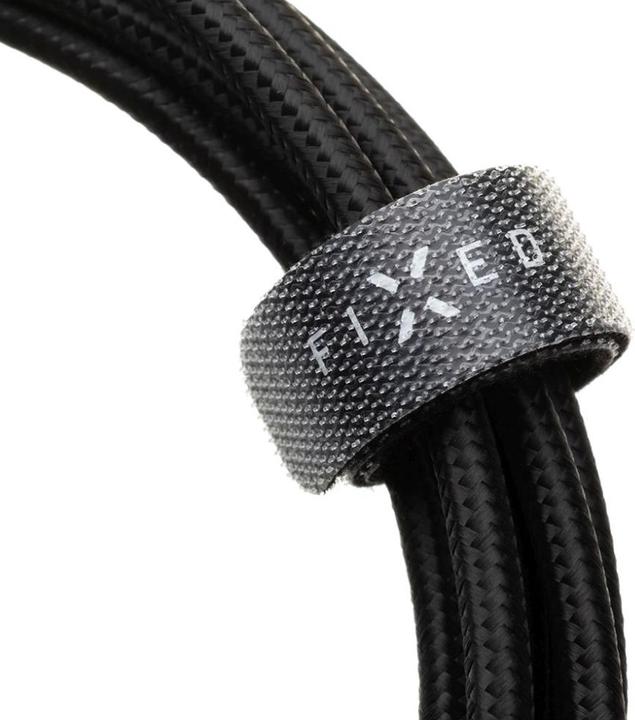 Actual product image Fixed Braided Cable USB-C/USB-C, 0,5m, 100W, black (0.50 m)