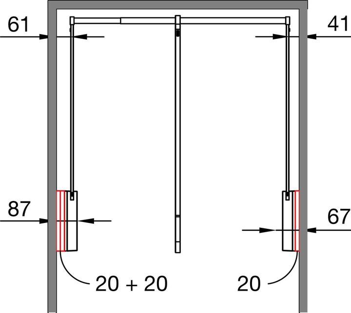 Actual product image Servetto Distanzstücke 3T 20mm, anthrazit (1 pcs.)