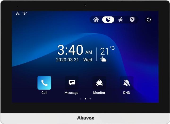 Image du produit Akuvox Station intérieure C319S, écran tactile, Android, POE, blanc