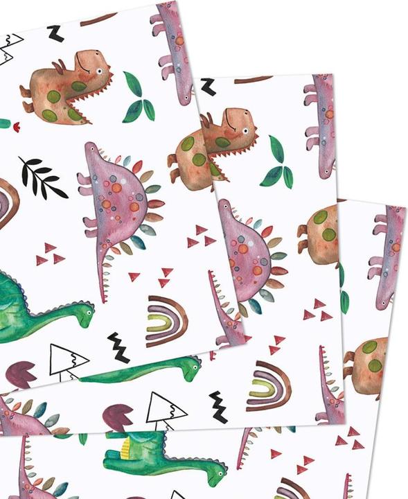 Produktbild Juniqe Dino - Dinosaurier & Fabelwesen (Geschenkpapier, 3 x)
