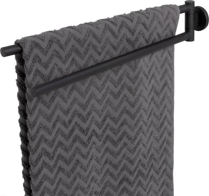 Actual product image Tiger Towel rail Noon 2-arm swivelling black
