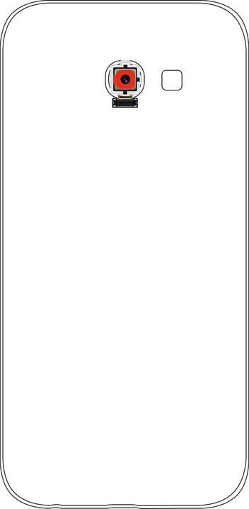 Image du produit Clappio Pièce détachée caméra arrière Galaxy A5 2017 (Batterie, Galaxy A5 (2017))