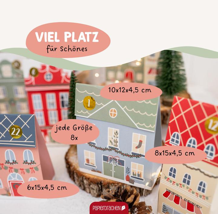 Produktbild Papierdrachen Weihnachtsstadt