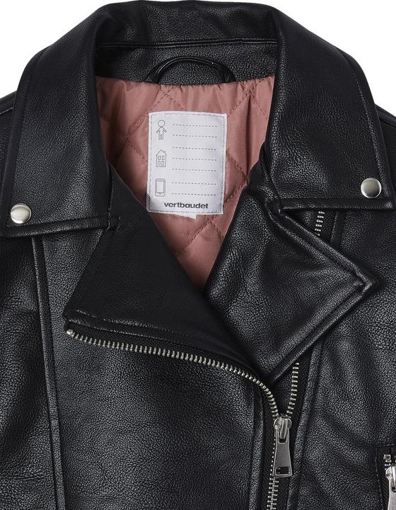 Produktbild Vertbaudet Mädchen Bikerjacke aus Lederimitat mit Recycling-Polyester (110)