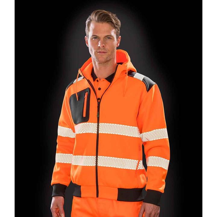Immagine prodotto Result Robust Felpa con Cappuccio e Zip Intera Sicurezza Adulto Unisex (4XL)
