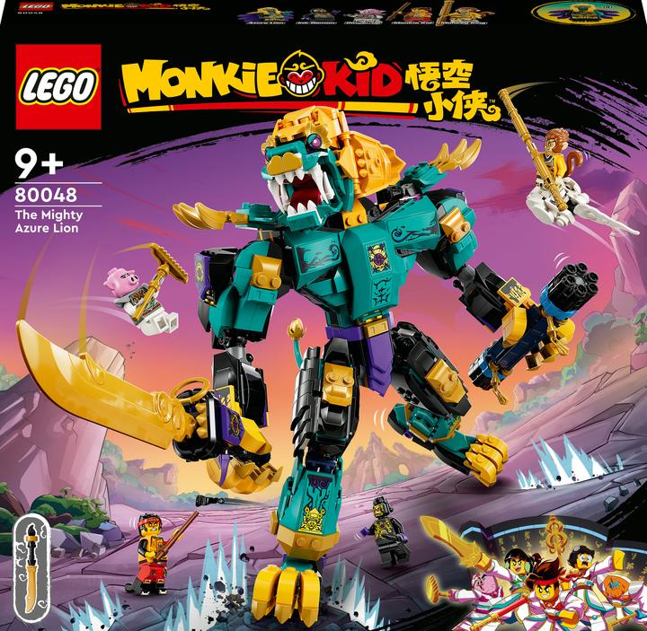 Actual product image LEGO Monkie Kid The Mighty Azure Lion (80048, LEGO Monkie Kid)